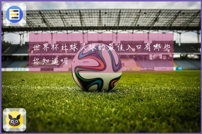 世界杯让球买球的最佳入口有哪些你知道吗