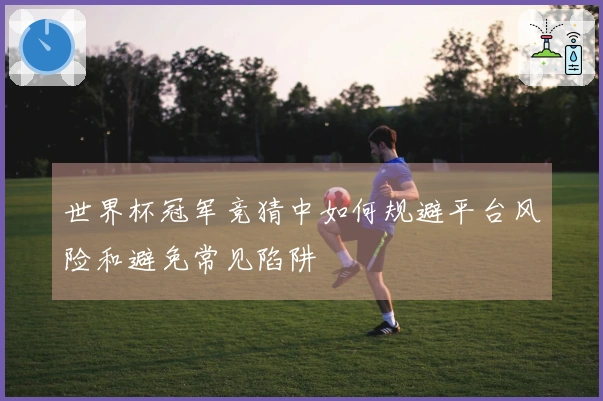 世界杯冠军竞猜中如何规避平台风险和避免常见陷阱
